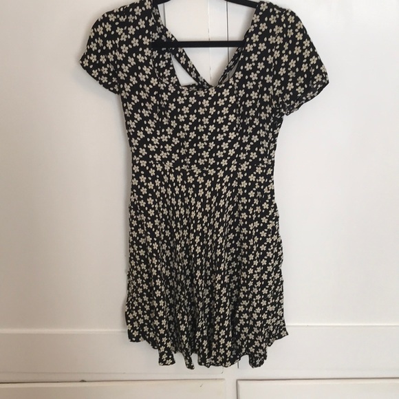 urban outfitters black and white dress